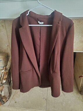 Maurices open front brown blazer